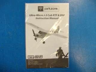 ParkZone Ultra Micro J 3 J3 Cub RTF R/C RC Electric Airplane Parts 
