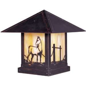  Timber Ridge 16 inch Outdoor Pier Mount with Horse 