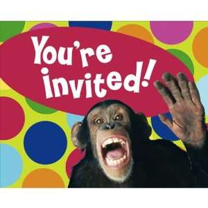 Monkey Around Invitations (8 count)