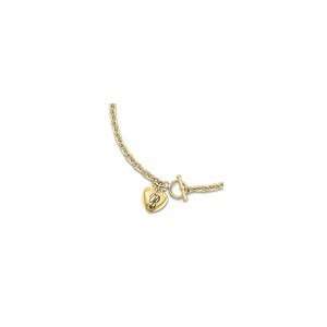   Toggle Necklace in 14K Gold Vermeil (1 Initial) ss/gold necks Jewelry
