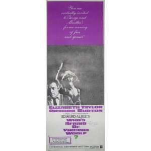  Whos Afraid of Virginia Woolf? Movie Poster (14 x 36 