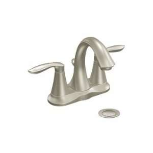  Moen 2 handle lav with drain assembly 6410BN Brushed 