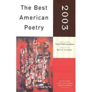    The Best American Poetry 2003 [Paperback] Yusef Komunyakaa Books