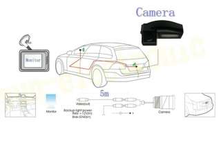 Car Rear View Reverse Camera For Mazda 2 and Mazda 3  