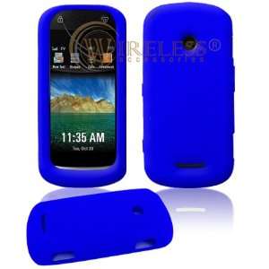  Dark Blue Transparent Silicone Skin Cover Case Cell Phone 