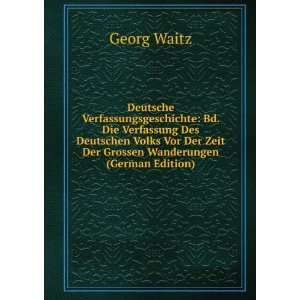   Der Zeit Der Grossen Wanderungen (German Edition) Georg Waitz Books
