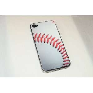  Baseball Decal for iPhone 4 / 4S   glossy vinyl sticker 