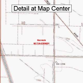   Quadrangle Map   Hornick, Iowa (Folded/Waterproof)