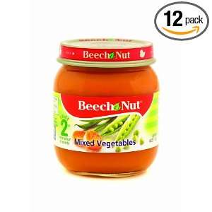 Beech Nut Mixed VegetablesStage 2, 4 Ounce Jars (Pack of 12)  