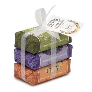 Mistral Soap Pack with a Bow, 3   100 g paper wrapped soaps Verbena 