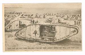 HUNS DONT LIKE THESE TANKS NOW, AND IF YOU BUY MORE LIBERTY BONDS 
