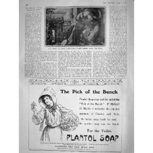 1908 LOVE AMONG THE RUINS BURNE JONES PLANTOL SOAP