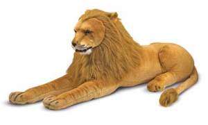 Melissa and & Doug Plush Animal Stuffed Lion   New  