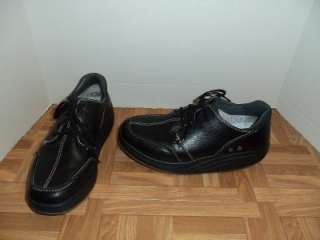 MBT Black Leather Comfort Walking Mens Shoes 10M  