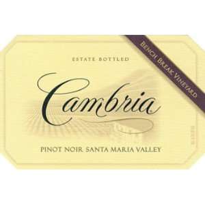  2007 Cambria Bench Break Vineyard Pinot Noir 750ml 