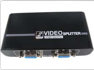 In 2 Out VGA Video Splitter USB Power for Monitor LCD  