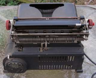 VINTAGE 1940s IBM ELECTRIC TYPEWRITER~MODEL A~EARLY~ART DECO 