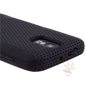   SAMSUNG Galaxy S II T Mobile T989HybridCase,Black Skin/Black Msh Hrd