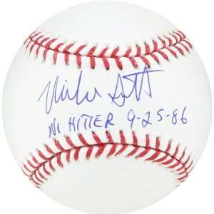  Mike Scott Autographed Baseball  Details No Hitter 9 25 