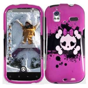   Pink Skull Hard Case Cover for HTC Amaze 4G Cell Phones & Accessories