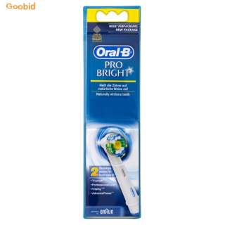 Oral B Brush Head Refills Pro Bright 2 Pack fit Triumph  