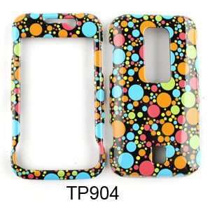 CELL PHONE CASE COVER FOR HUAWEI ASCEND M860 DOTS ON BLACK 