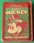 Walt Disneys Mickey Mouse Holiday Playing Cards Mini Deck of 52