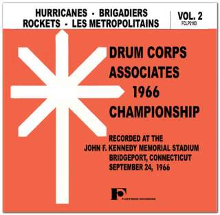 1966 DCA Vol 2 Drum Corps CD Hurricanes, Syracuse Brigadiers, Rockets 