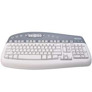  Microsoft Wireless Optical Keyboard and Mouse (Beige/Gray 