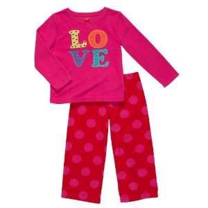    CarterS Girls 2 Piece Microfleece Pajamas Multi (SIZE 5) Baby