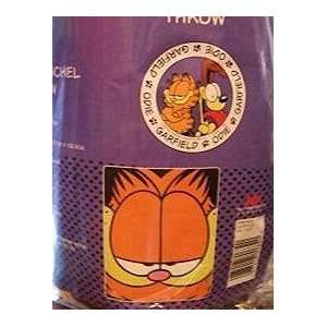  Garfield Micro Raschel Throw Blanket