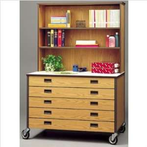    Fleetwood 15.3x00 Mobile Drawer Cabinet with Hutch