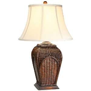  Natural Light Bayside Woven Table Lamp