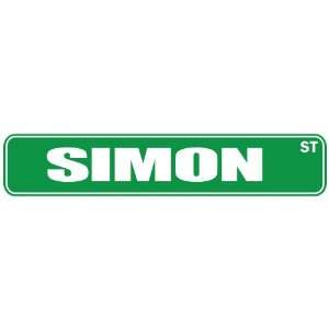   SIMON ST  STREET SIGN