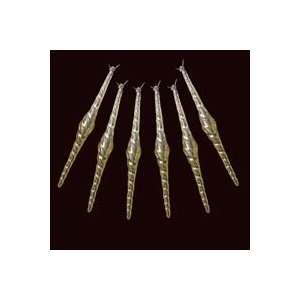   Pack of 36 Gold Swirled Icicle Christmas Ornaments 10