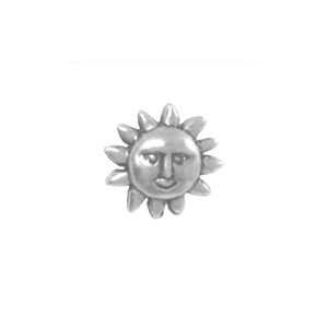  Small Sun Face Lapel Pin Jim Clift Jewelry