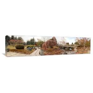  Japanese Garden in Winter   Gallery Wrapped Canvas 