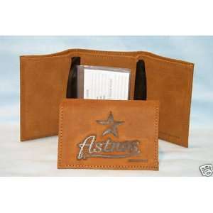  HOUSTON ASTROS Leather TriFold Wallet NEW brk Everything 