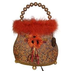  Purse Shaped Lamp with Flower Print