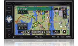 Pioneer AVIC D3 Navigation Touchscreen Double Din ipod DVD 