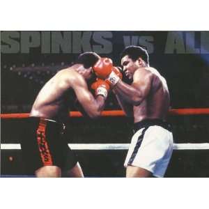 Muhammad Ali ~ Vs Spinks ~ Blank Postcard ~ Approx 6 x 4 Inches