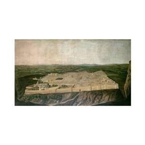  Jean baptiste Vanmour   A Panoramic VIew Of Jerusalem 