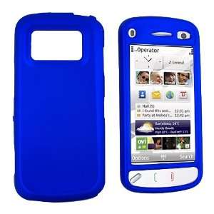 For Nokia N97 Rubberized Hard Plastic Case Cover Blue 