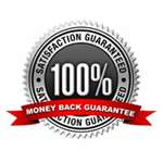 Our products come with 100% customer satisfactionguarantee, if you 