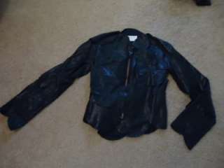 FABULOUS NWT $3000 Maison Martin Margiela leather jacket LARGE fits 