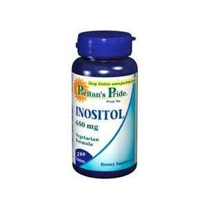  Inositol 650 mg 650 mg 200 Tablets