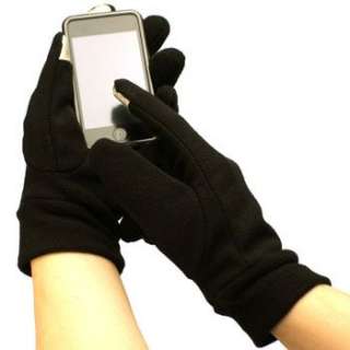 Mens Winter Fleece Magic Touch Screen Thumb Index Technology Gloves 
