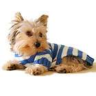 Dog Sweater Pet Hoodie Coat Jumper Blue Stripe Small Me