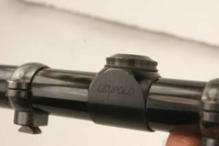 LEUPOLD M8 4X COMPACT RIFLE SCOPE WITH RINGS VERY NICE  