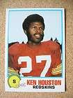 1978 Topps Holsum Bread Insert card #32 Ken Houston Washington 